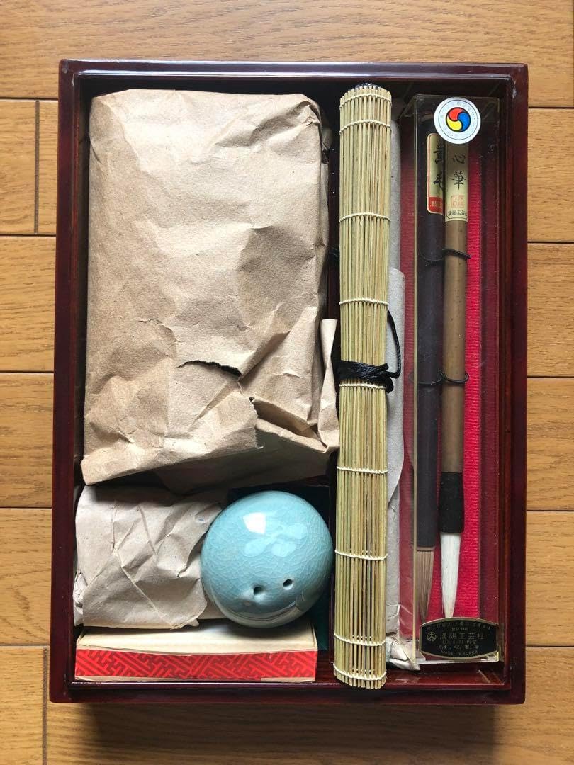 韓国　筆墨画　書道具セット 韓国 筆墨画 書道具セット Yahoo!オークション - 韓国 筆墨画 未